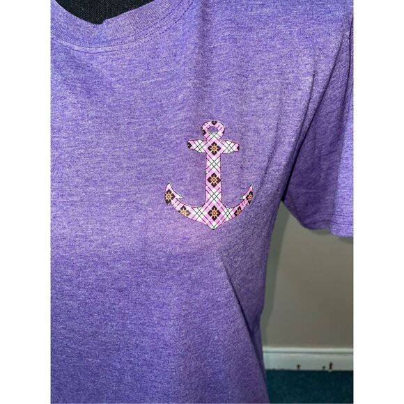 Myrtle Beach, South Carolina Purple Gildan Softstyle Short Sleeve Tee - Picture 2 of 5